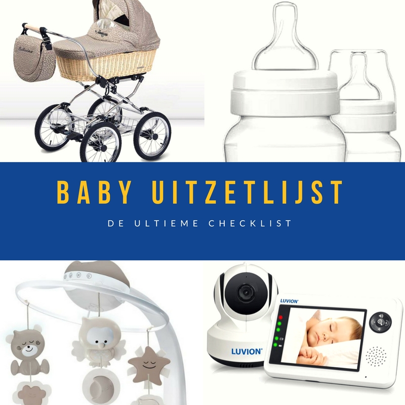 Baby uitzetlijst en checklist